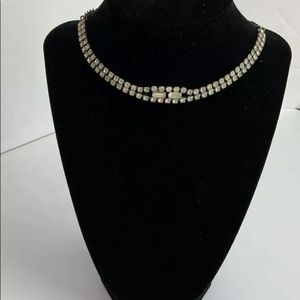 Vintage Rhinestone Choker Necklace